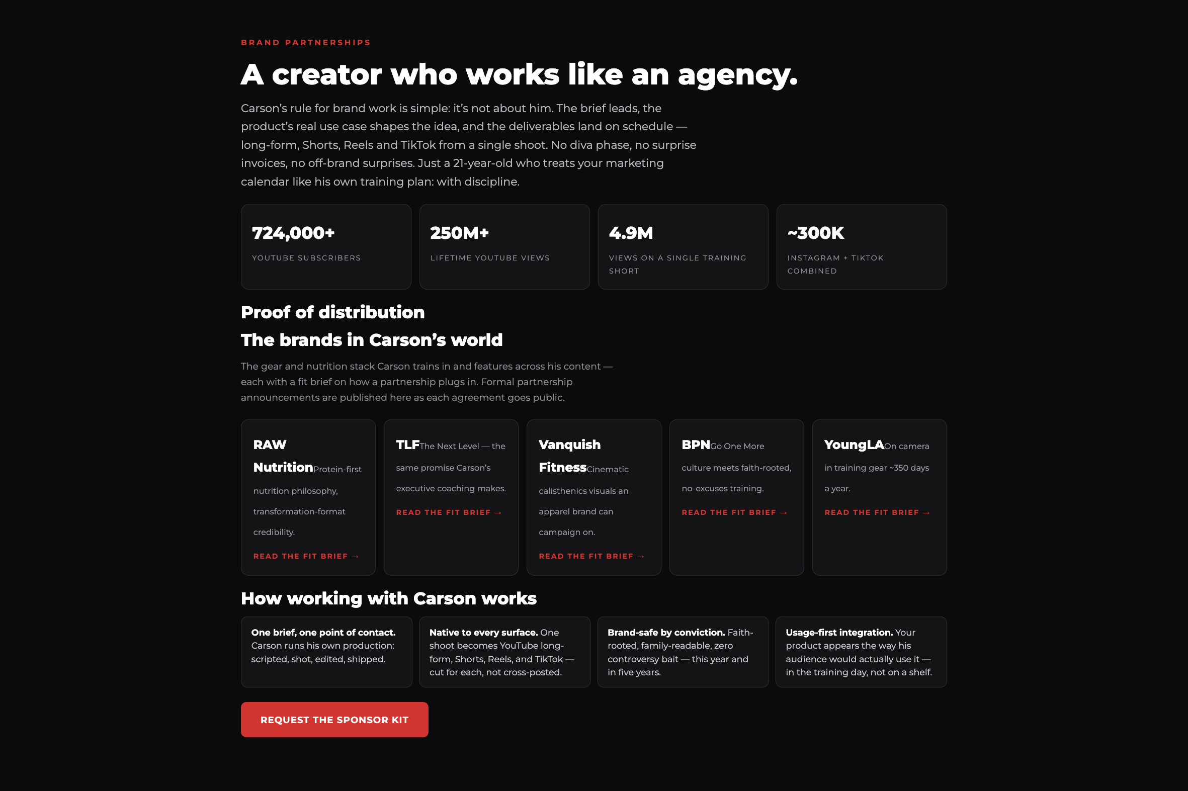 The partnership hub on carsonteagarden.com
